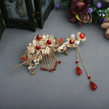 Chinese Style Fairy Tassel Hair Clip for Women
