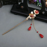 Chinese Style Fairy Tassel Hair Clip for Women