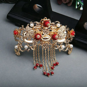 Chinese Style Fairy Tassel Hair Clip for Women