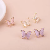 Fairy Breath Butterfly Studs DIY Earring Material