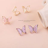 Fairy Breath Butterfly Studs DIY Earring Material