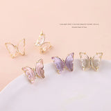 Fairy Breath Butterfly Studs DIY Earring Material