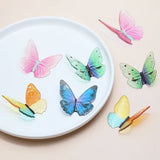 Fairy Pink Butterfly Wing Patch DIY Earring Material