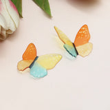 Fairy Pink Butterfly Wing Patch DIY Earring Material