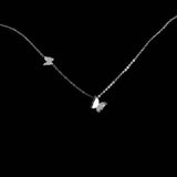 Fairy Temperament Butterfly Necklace Titanium Steel