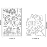 Fairytale Cut Dies and Stamp Set for DIY Scrapbook Album Wedding Invitation