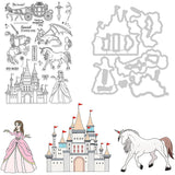 Fairytale Cut Dies and Stamp Set for DIY Scrapbook Album Wedding Invitation