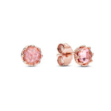 High-quality Helmet & Anchor Pave Serpentine Chain Crown Earrings