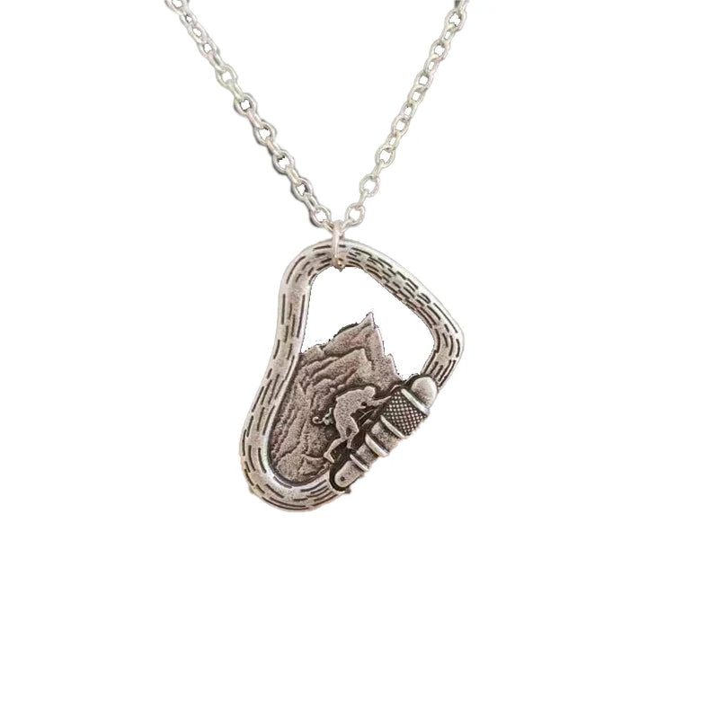 Fall To Rise Climbing Pendant Necklace Jewelry