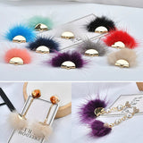 DIY Mink Hair Pendant Earrings Material Bag