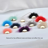 DIY Mink Hair Pendant Earrings Material Bag