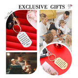 Family Affection Keychain Engraved Name Gift For Mother Father