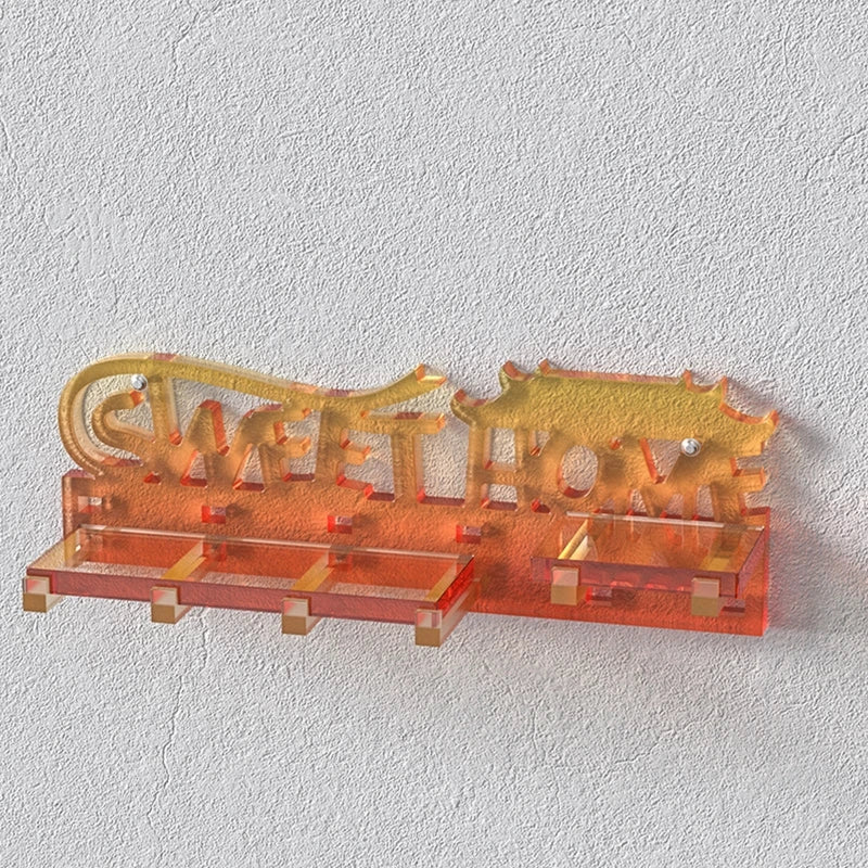 Family Entryway Decor Key Storage Wall Hook Epoxy Resin Mold