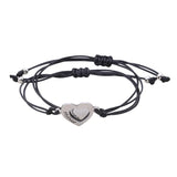 Family Friendship Couple Bracelet Women Charm Adjustable Heart Sister Jewelry