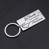 Family Keychain: La Famille C'est Ce Qui Arrive Quand Deux Personnes Tombent Amo