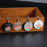 Family Love Keychain Engraved The Love Family for Parents Children Present Keyri