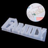 Family Mold Silicone Resin Casting Letters Mould - Craft Decoration