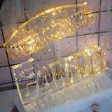 Family Mold Silicone Resin Casting Letters Mould - Craft Decoration