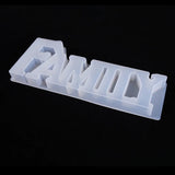 Family Sign Mold Silicone Resin Casting Mould Jewelry Making Tools