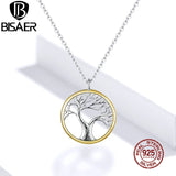 Sterling Silver Family Tree Of Life Pendant Necklace for Women