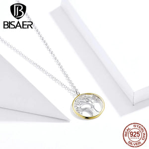 Sterling Silver Family Tree Of Life Pendant Necklace for Women