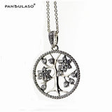 Family Tree Necklace Sterling Silver For Woman DIY Jewelry
