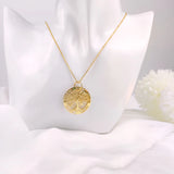 Family Tree of Life Necklace with Personalized Name ID Pendant