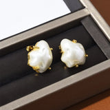 Europe Irregular Pearl Earrings For Women Jewelry
