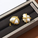 Europe Irregular Pearl Earrings For Women Jewelry