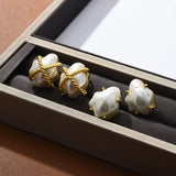 Europe Irregular Pearl Earrings For Women Jewelry