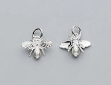 Cubic Bees Charms 925 Sterling Silver Pendants