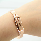 Famous Jewelry Bangle Unisex Bracelets 4 Colors Round Belt Bangles