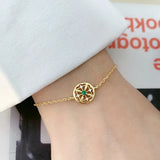 Hot S925 Sterling Silver Zircon Sliding Bracelet
