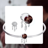 925 Silver Little Mermaid Bead Charm for Bracelet DIY Jewelry Making