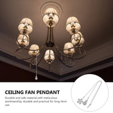 Beaded Fan Pull Chandelier Chain Pendant