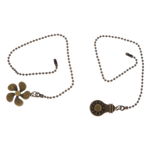 Beaded Fan Pull Chandelier Chain Pendant