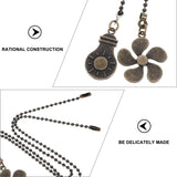 Beaded Fan Pull Chain for Ceiling Light - Set of 2
