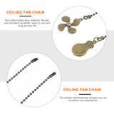 Ceiling Fan Light Pendant Ball Chain Chandelier Pull Extension Chains