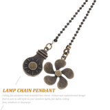 Ceiling Fan Light Pendant with Chain Pull Home Decor