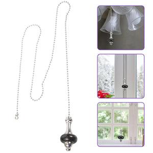 Ceiling Fan Light Pendant Pulls with Porcelain Beads