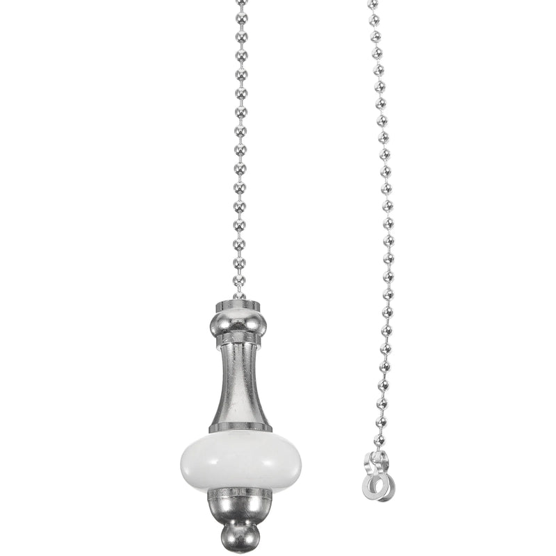 Ceiling Fan Light Pendant Pulls with Porcelain Beads