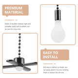 Retro Fan Light Pendant Ceiling Pull Chain Extension Metal Hanging