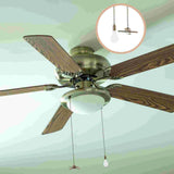 Fan Light Pendant Retro Decor Ceiling Pull Chain Charm Extension Metal Hanging