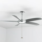 Retro Decor Ceiling Fan Light Pendant with Pull Chain