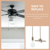 Retro Decor Ceiling Fan Light Pendant with Pull Chain