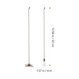 Fan Light Pendant Retro Decor Ceiling Pull Chain Charm Extension