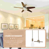 Retro Ceiling Fan Light Pendant with Pull Chain