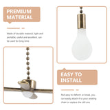 Retro Decor Ceiling Fan Light Pendant with Pull Chain