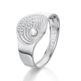 Fan Shape Alloy Pearl Bracelet for Women Jewelry