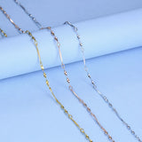 925 Sterling Silver Women Necklace 40CM/45CM Chain Solid Female Jewelry